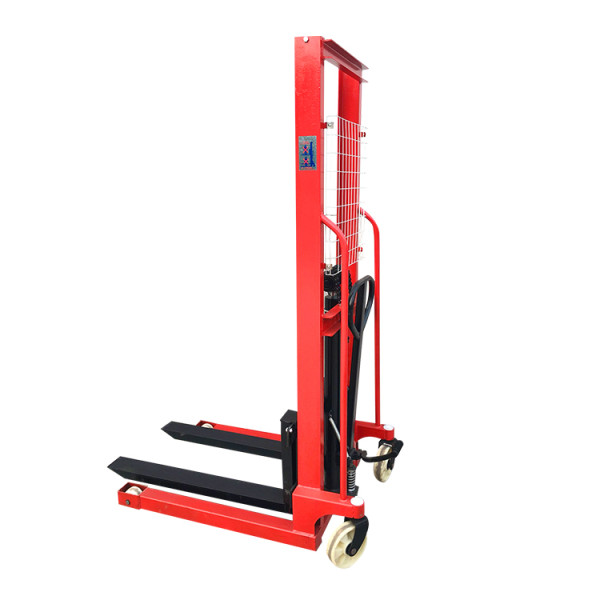 1 2ton Hand Pallet Pump Trunk Manual Stacker Hand Operated Forklifts Manual Hydraulic Forklift