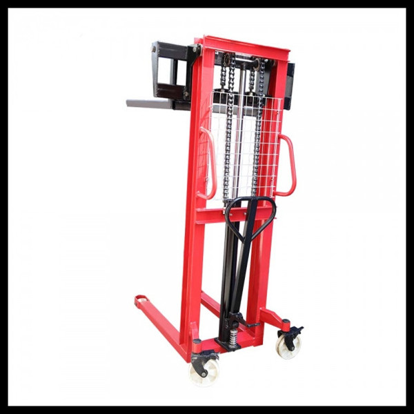 Straddle Hydraulic Hand Lift Manual Pallet Stacker 1 Ton 2ton 1.6m Forklift
