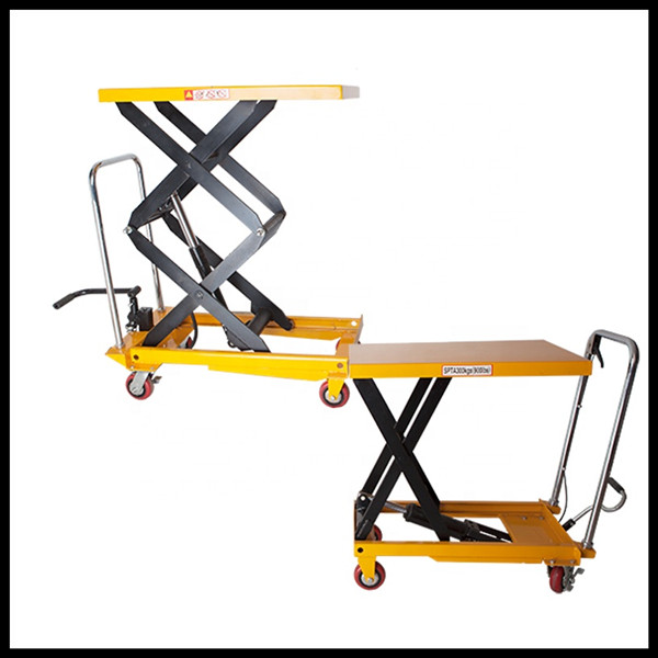 Foot Operated Mobile Scissor Lift Table